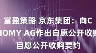 富盈策略 京东集团：向CECONOMY AG作出自愿公开收购要约